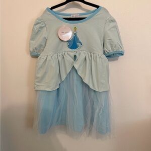 Light Blue Princess Dress with Tulle Skirt